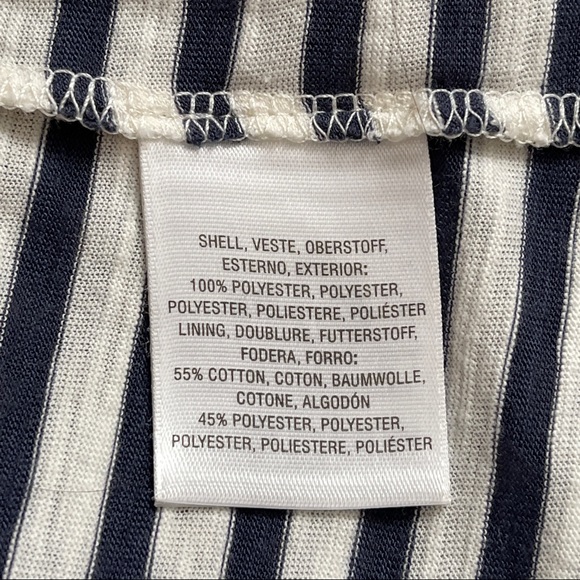 💖 Anthropologie Meadow Rue Throughway Polka Dot Striped Tank - Picture 13 of 14